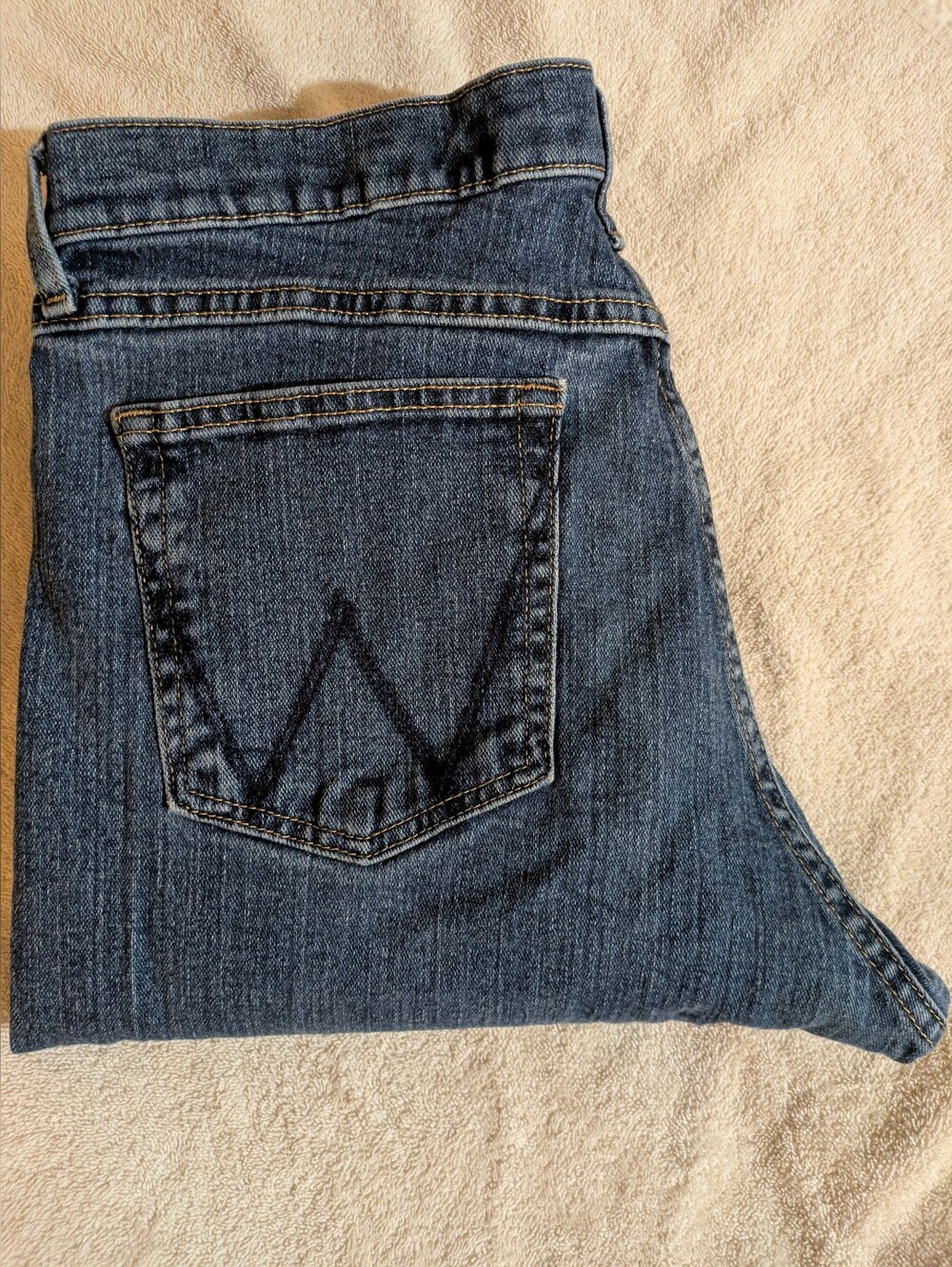 Wranglers, Relaxed FitClassic Blue High- Jeans - Blue